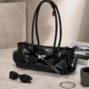 Moto Baguette Shoulder Bag